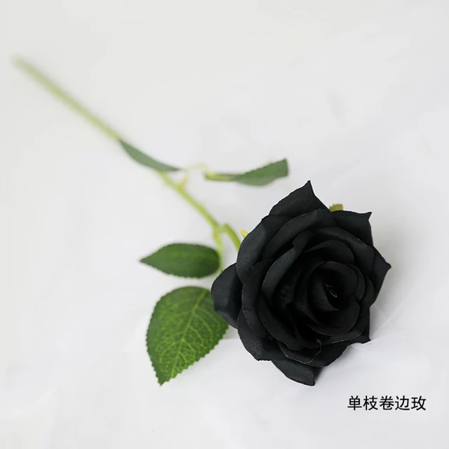 Buquê De Flores Artificiais De Rosas Pretas, Buquê Para Mão De Noiva E  Guardar Flores, Rosas De Seda Falsas, Decoração Para Casa - Flores Secas  Artificiais - AliExpress