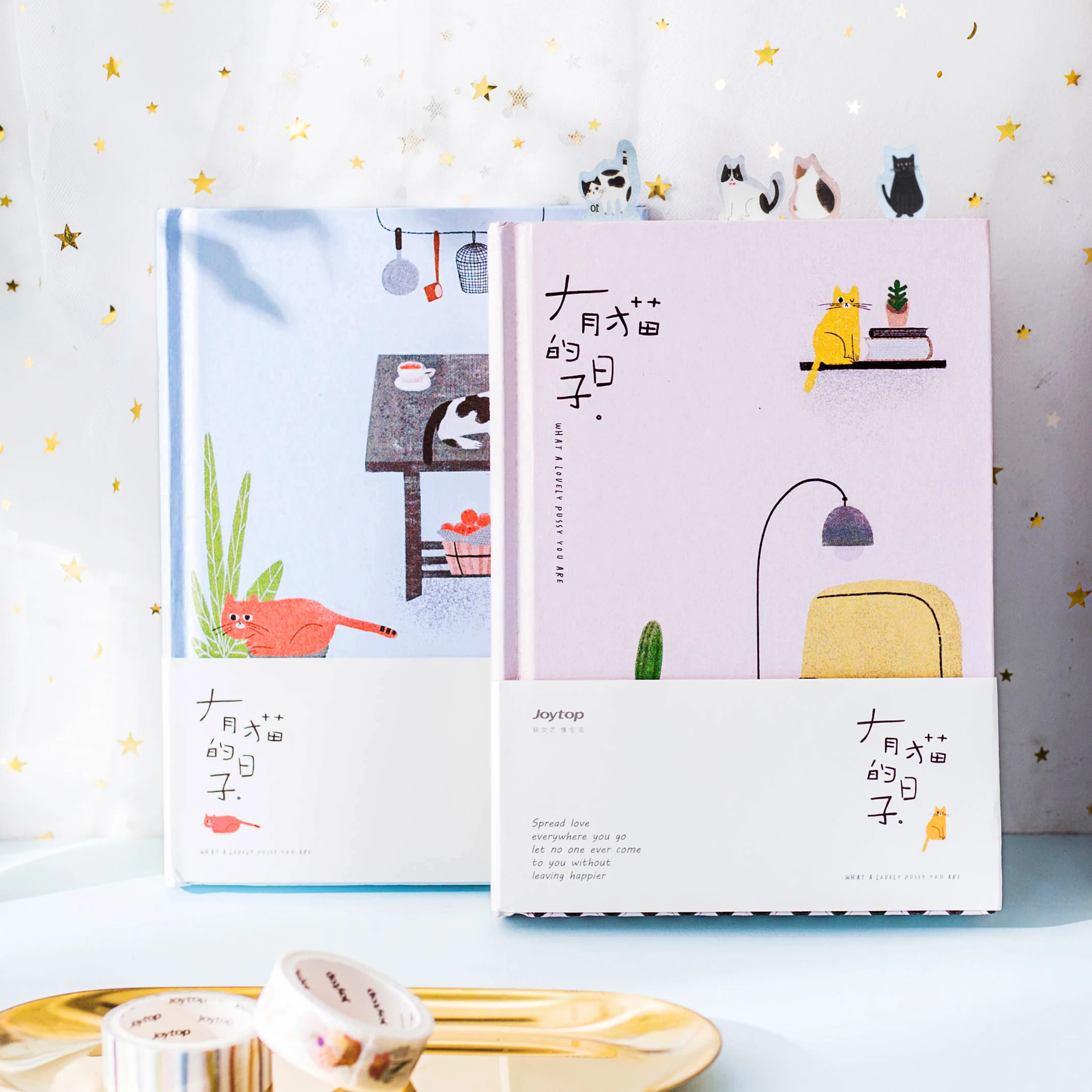 Korean Kawaii Cute Cat Home Daily Schedule Personal Planner Organizer Notebook Agenda Planbook A5 Best For Student Gift | Канцтовары для