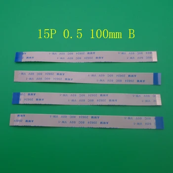 

10-100PCS Flat flexible cable FFC FPC LCD cable AWM 20624 80C 60V VW-1 FFC 15PIN 0.5mm Width 8mm 100mm forward same side A