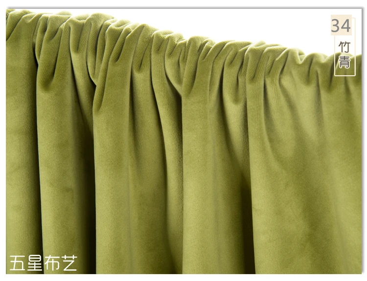 Cortinas Dormitorio продажи Шторы 2,8 м голландский бархат готовой Высокая-класс Однотонная одежда толстый деграде сценические ткани - Цвет: see chart