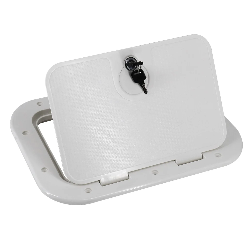 Deck Inspection Access Hatch Cover - Deck Inspection Plate For Boat, Yacht, Marine 378 x 248mm (15x10inch)