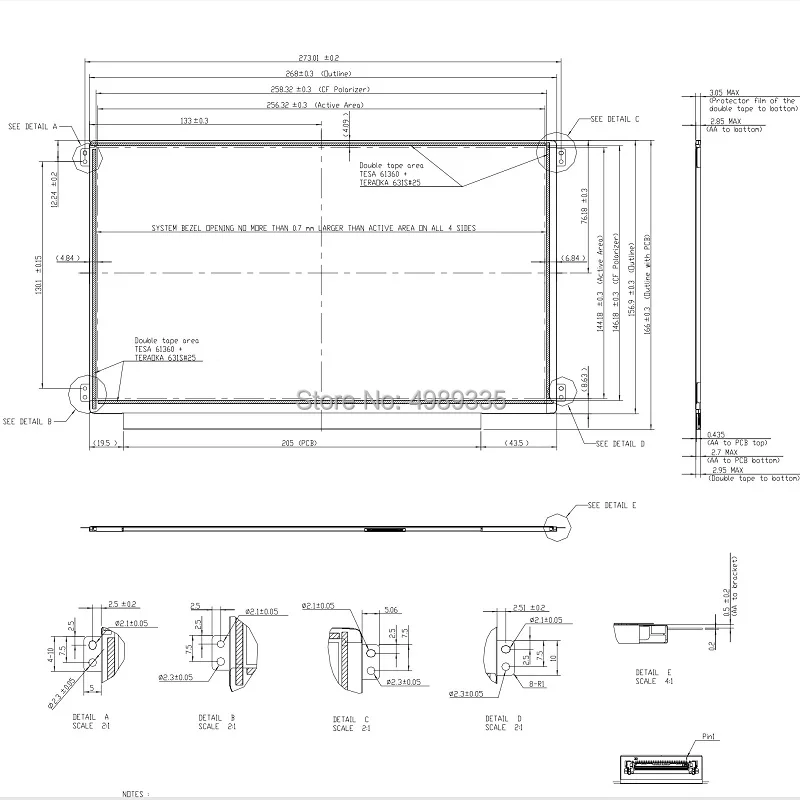  Display Module Kit 11.6