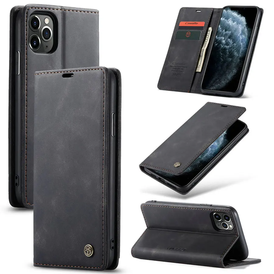 Caseme Retro Wallet Case Per Iphone 11 Luxury Business Flip Card Cover Magnetica In Pelle Per Iphone 6S 7 8 X Plus Flip Phone Case