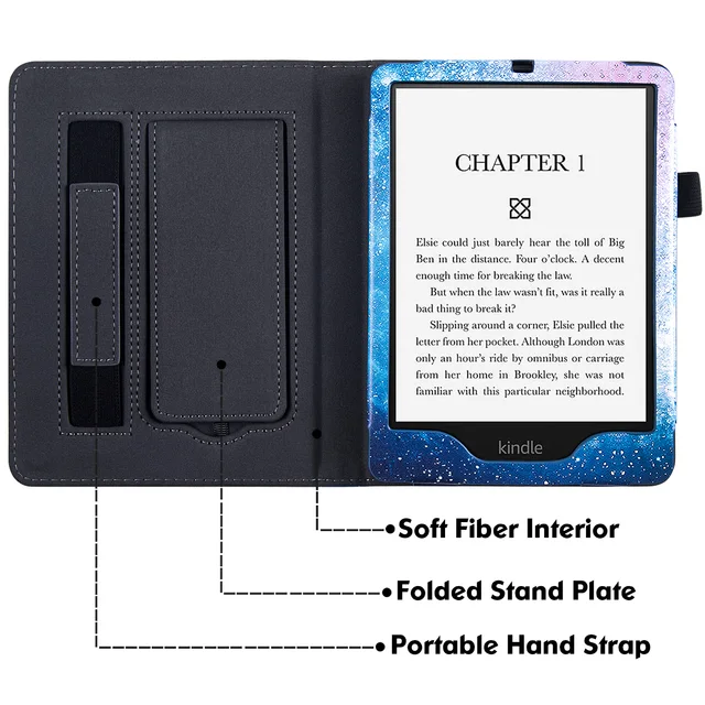 Funda Para Kindle Paperwhite De 6,8'', Versión 11.ª Generación De 2021 Y  Para Kindle Paperwhite Signature Edition, Funda Delgada De Piel Sintética  Duradera De Primera Calidad Con Correa Para La Mano, Encendido/apagado