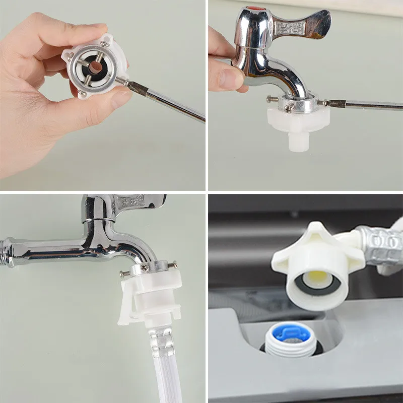 Manguera Llaves De Paso Para Fregadero Adaptador Universal De