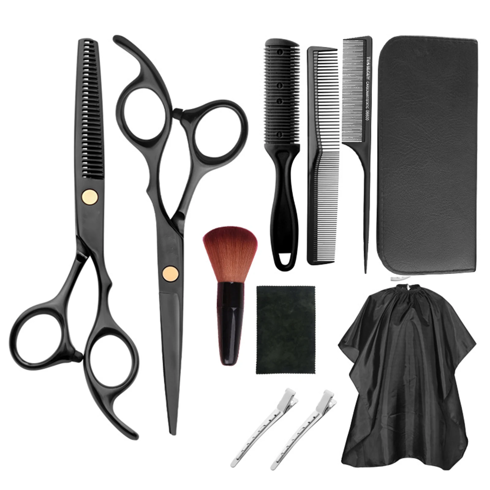 Haircut Scissors Kit Stainless Steel Hair Barber Cutting Shears