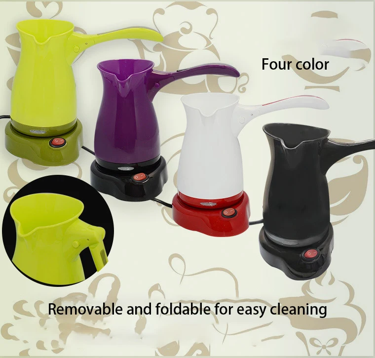

Folding handle Stainless Steel Coffee Machine Turkey Coffee Maker Electrical Coffee Pot Coffee Kettle mahine