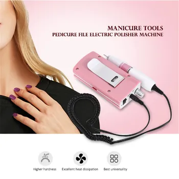 

Gustala Electric Manicure Drill Nail Manicure Tools Electric Nail Pedicure Grinding Polisher Glazing Machine Pedicure Files