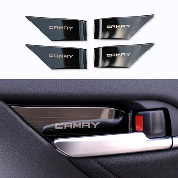 

For Toyota Camry 2018 2019 2020 Car Interior Door Handle Cover Sticker Stainless Steel Accessories carstyling