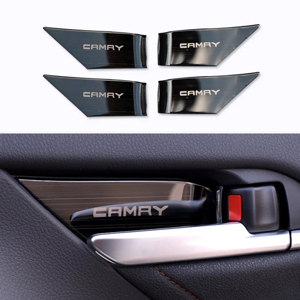 Для Toyota Camry 2018 2019 2020 Автомобильная фотонаклейка из нержавеющей стали аксессуары