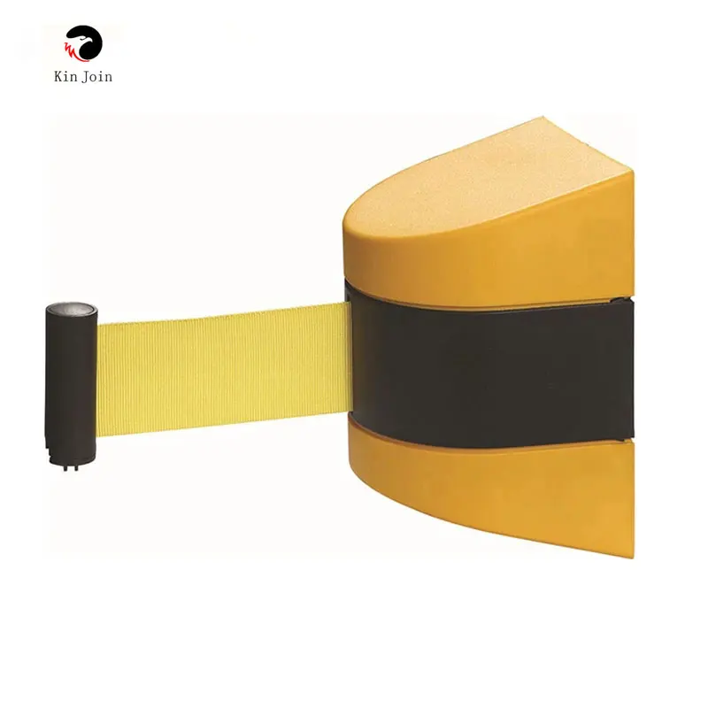 10m Belt Wall Amount Retractable Barrier Tape Safety For Warehouse Workshop Crowed Control Colorful Optional