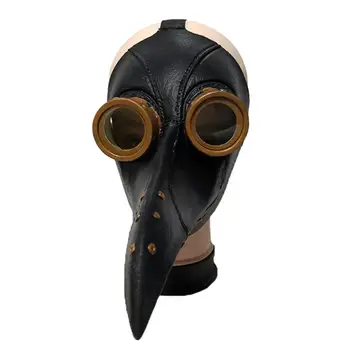 

Plague Doctor Bird Mask Halloween Cosplay Steampunk Masks Long Nose Bird Beak Halloween Party Costume Props