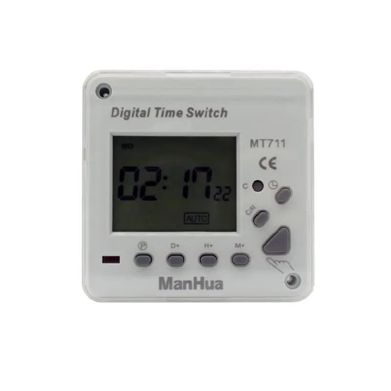 

Electronic Lighting Timer 16A 250VAC 7 Days Interval 1 Min High Power Relay
