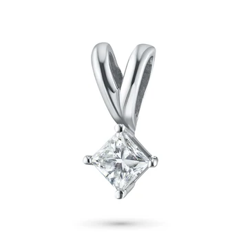 

Pendant in white gold with a diamond