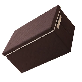 

1 Pcs Large Capacity Fabric Folding Storage Box Foldable Bins Toys Organizer with Lids and Handles Storage Basket Laundry Basket