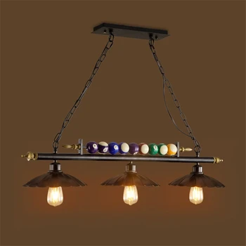 

Industrial Retro Pendant Lights Loft Bar Billiards Room Personality Pendant Lamp Cafe Restaurant Dinning Room Iron Hanging Lamp