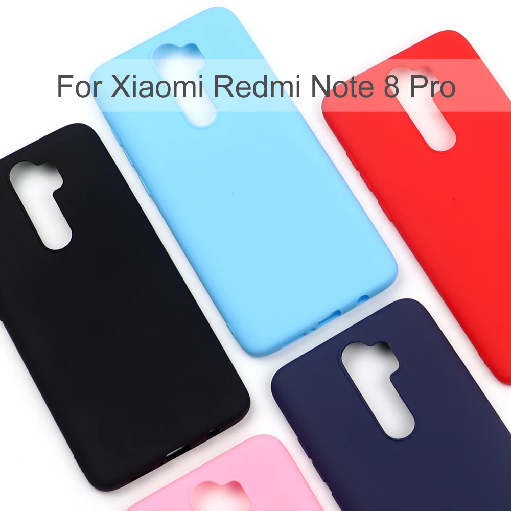 Силиконовый чехол для Xiaomi Redmi Note 8 Pro мобильный телефон мягкий ТПУ чехол-накладка |