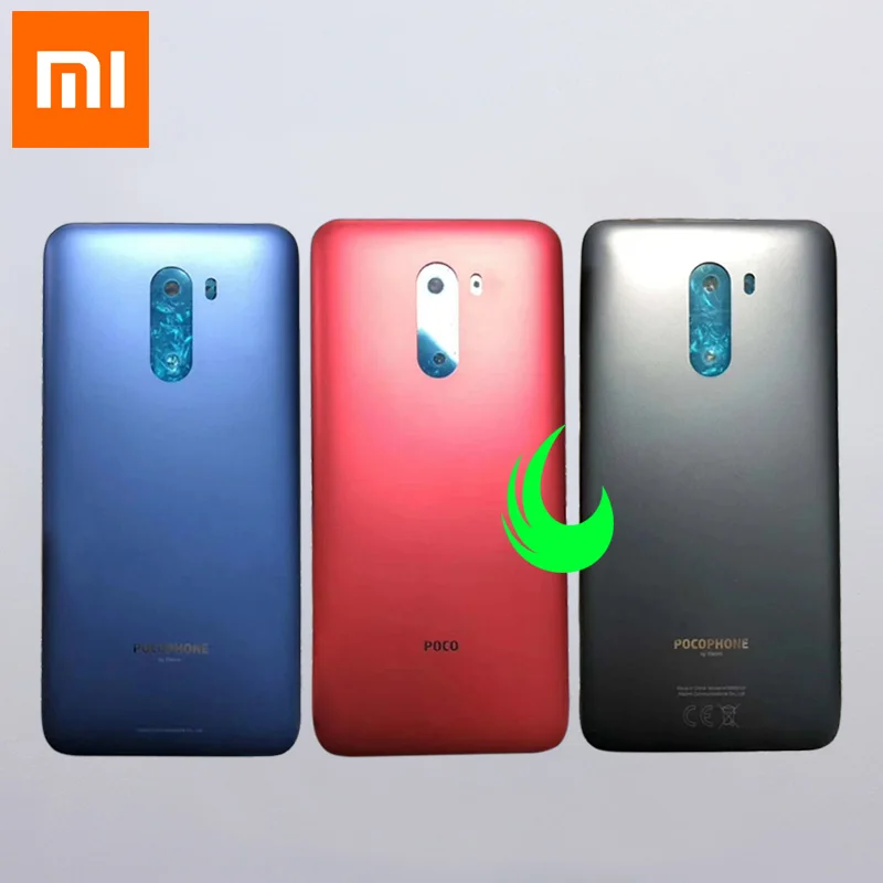 Оригинальный чехол с аккумулятором для Xiaomi Pocophone F1 задняя крышка задней двери Poco