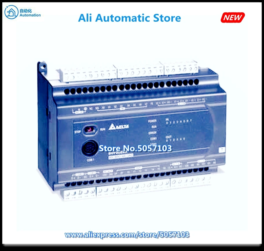 DVP24EC00T3 24 точки хост 12DI 12DO NPN 24Vdc 0.5A 4 пути 20 к вход и выход общая пропускная способность 80KRS-232 RS-485