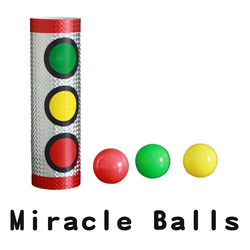 Miracle Balls Magic Tricks Props Gimmick Traffic Lights Color Change
