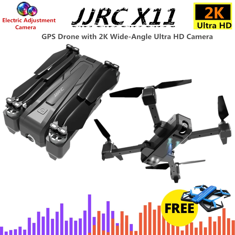 JJRC X11 gps Радиоуправляемый Дрон Квадрокоптер с 5G WiFi 2K HD камера 20 минут Летающий бесщеточный Квадрокоптер Следуйте за мной Дрон VS B4W F11