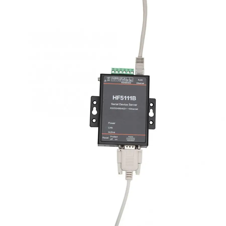 HF 5111B сервер последовательных устройств 3 в 1 RJ45 RS232/RS485/RS422 к Ethernet последовательный