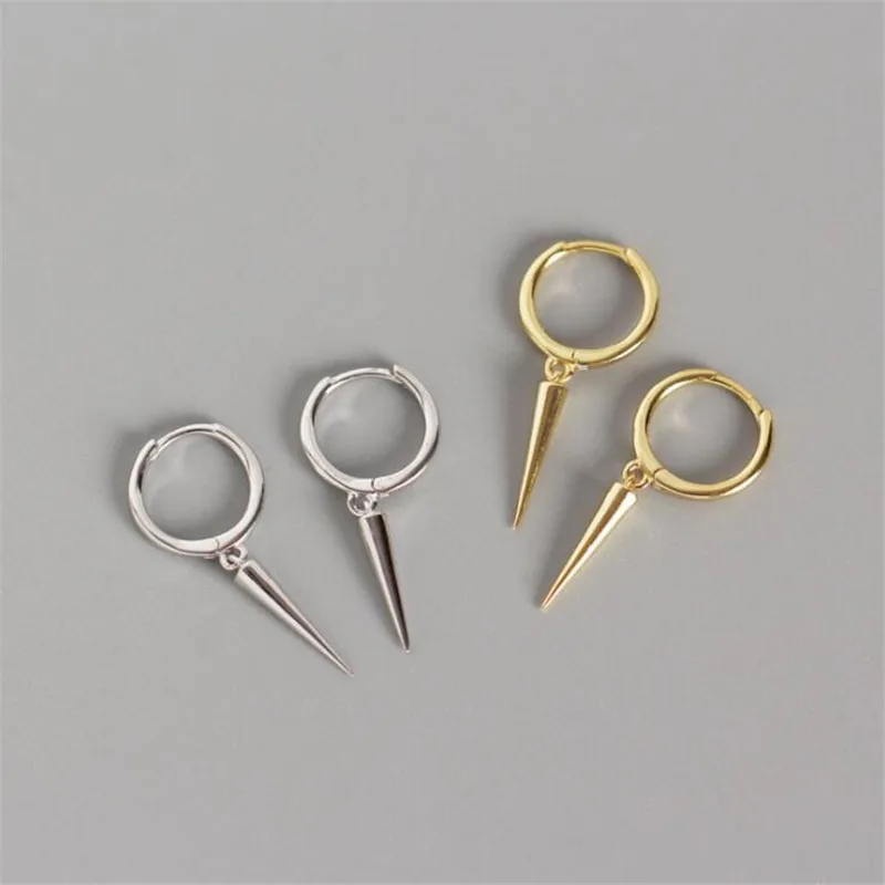 

Authentic 925 Sterling Silver Rivet Pendant Stud Earrings for Women