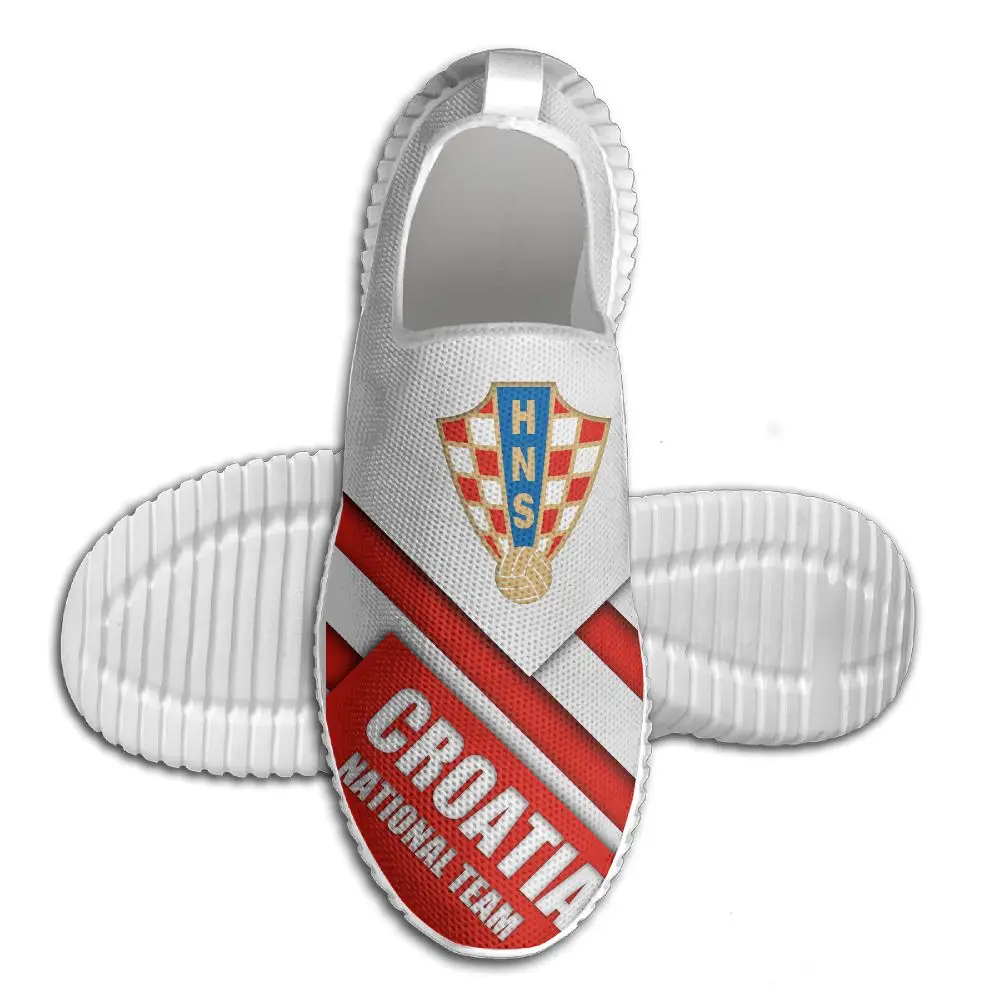 Croatia 2 Новинка года; подарок для футбола; удобная спортивная Уличная обувь для мужчин и женщин; Легкие беговые дышащие кроссовки в национальном стиле - Цвет: Croatia 2
