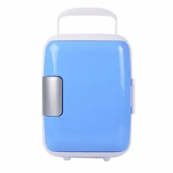 

4L Car Refrigerator Automoble Mini Fridge Refrigerators Freezer Cooling Box frigobar Food Fruit Storage Fridge Compressor