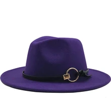 Зимние шерстяные мягкие шляпы для женщин с широкими полями фетровая шляпа Женская твидовая армейская зеленая джаз шляпа Женская одноцветная зимняя элегантная шляпа-пирожок