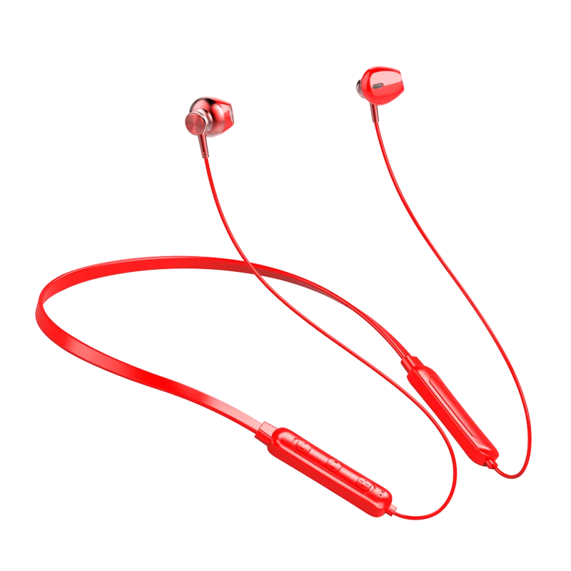 Q7 Bluetooth 5 0 Earphone 4D Sound Wireless Headset Neck hanging 135mAh large battery Magnetic Attraction for SmartPhone