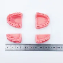 4 pcs/ set Dental Oral/Gum suture training module silicone periodontitis suture model