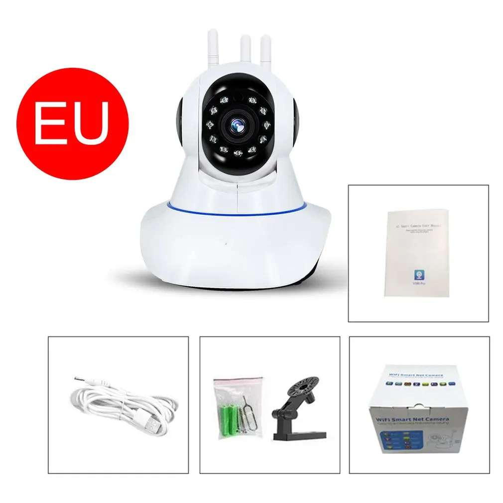 HD 1080P беспроводная WIFI ip камера для дома и помещений монитор безопасности умная