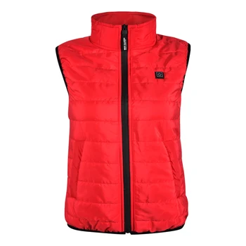 

High Quality Women USB Infrared Heating Vest Flexible Electric Thermal Jacket Female Winter Warm Vest Woman Heated Clothes D25