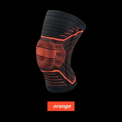 orange 1 шт. наколенники с артритом и мягким силикагелем, эластичные наколенники, теплые наколенники, защита для спорта на открытом воздухе, наколенники - Цвет: orange