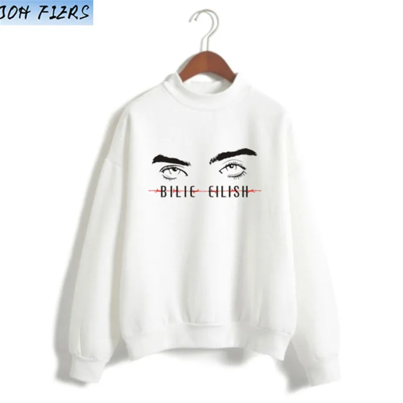 Billie Eilish монолитная толстовка осень зима толстовки с принтом Harajuku Мужская/Женская толстовка с капюшоном Уличная пуловер Топы