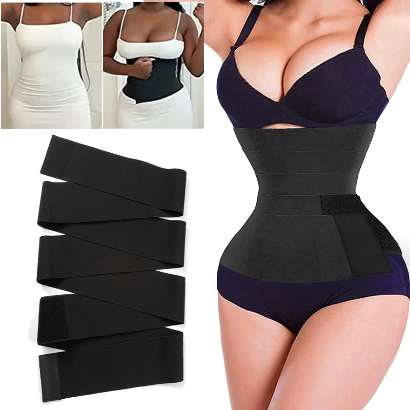 thong shapewear Waist Trainer for Women Tummy Control Wrap Waist Trimmer Belt Slimming Belly Band Hourglass Body Shaper Plus Size Faja Shapewear best body shaper