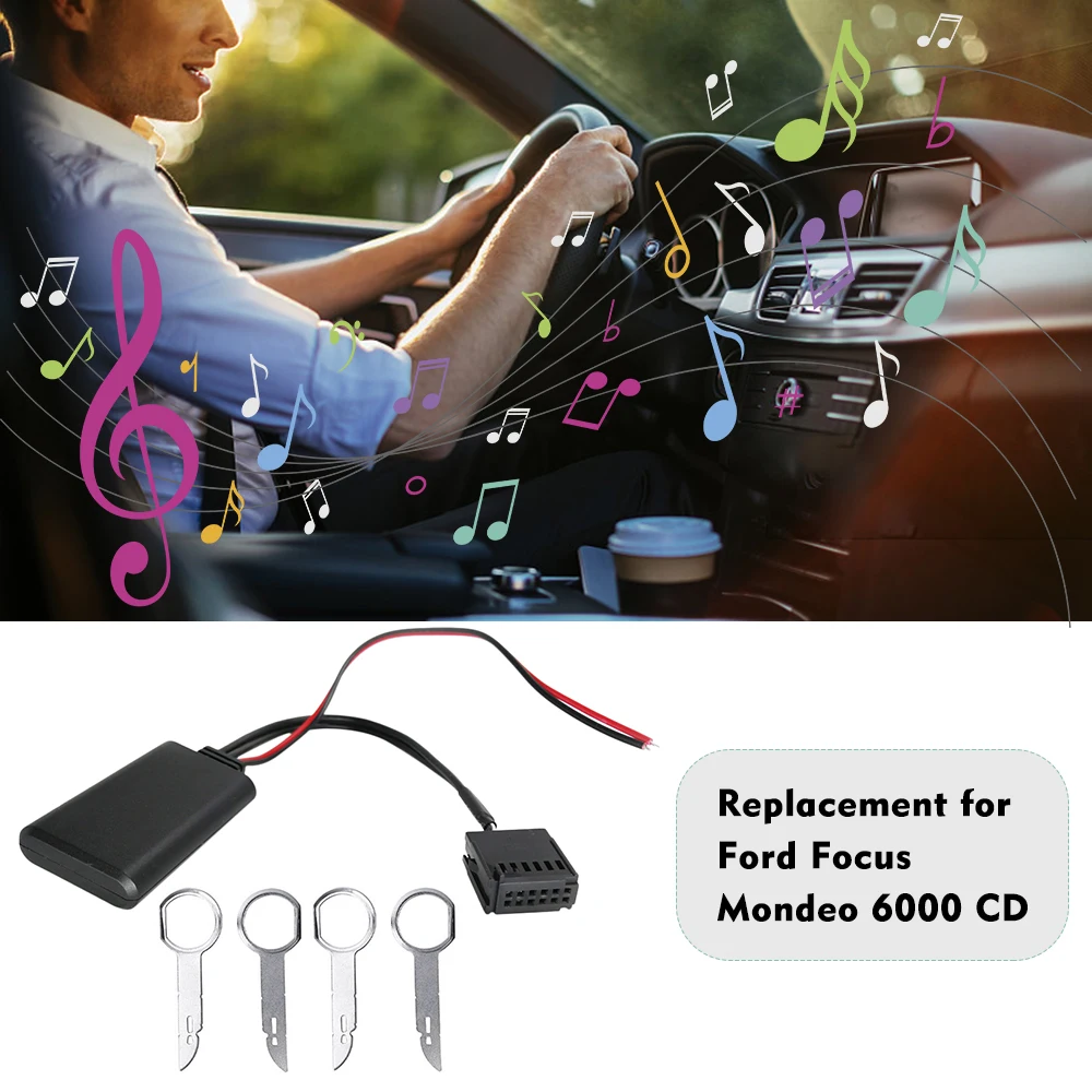 Автомобильный радиоприемник 6000CD с модулем Bluetooth кабель беспроводной связью