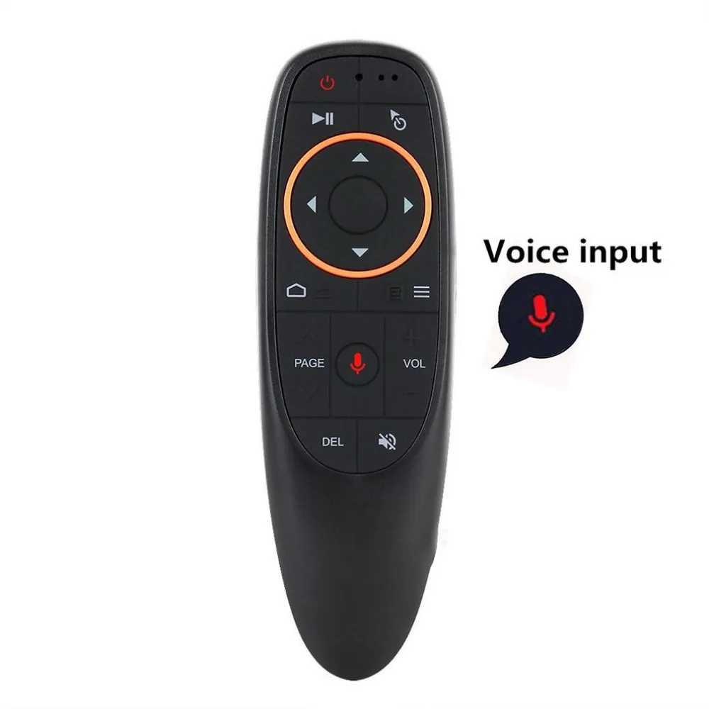 Голосовой пульт дистанционного управления 2,4 г беспроводной Air mouse Микрофон гироскоп ИК обучения для Android tv Box T9 H96
