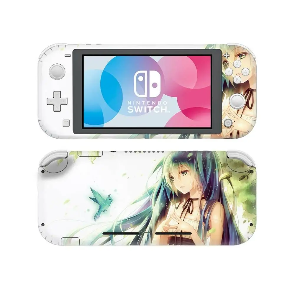 Кожная наклейка для nintendo Switch Hatsune наклейка с изображением Мику чехол для nintendo Switch Lite Protector kingd Switch Lite наклейка для кожи - Цвет: YSNSL0696