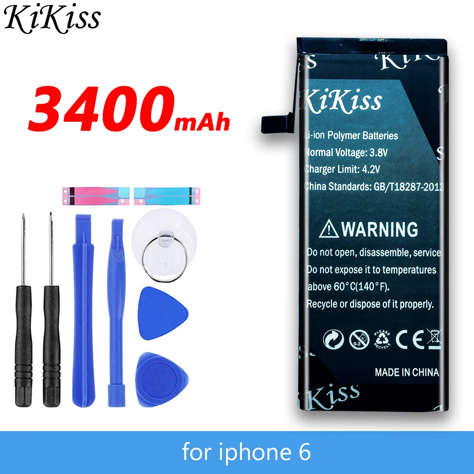 Бесплатные инструменты+ литий Батарея для Apple iPhone 6S 6 7 5S 5C 5 Замена телефон Bateria для iPhone 6S 6 7 5S 5 - Цвет: For iPhone6