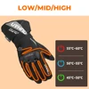 Motorcycle Heated Gloves Touch Screen Winter Warm Skiing Gloves Waterproof Rechargeable Heating Thermal Gloves For Snowmobile ► Photo 2/6