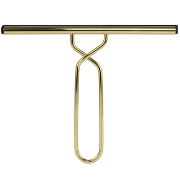 

Shower Squeegee Deluxe 304 Stainless Steel Wiper Scraper for Bathroom Shower Glass Door Mirror Windows Tiles (Golden)