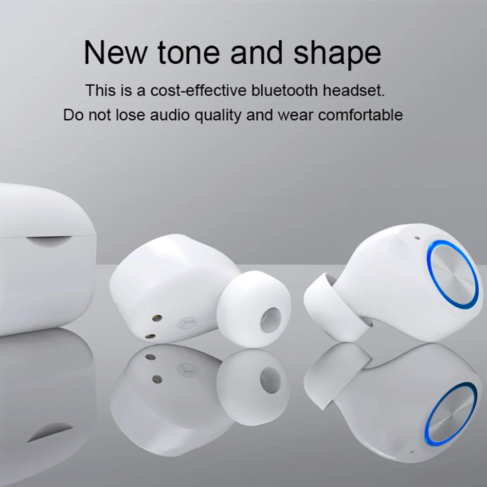 New TW60 TWS Bluetooth earphone 5 0 Touch Control In Ear Wireless Earphones Sport Earbuds With microphone Portable 