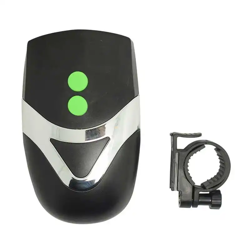 

LED Bicycle Light 3 Modes Horn Speaker Warning Bell Light Cycling Head Lamp Safety White Flash Front Bike Light