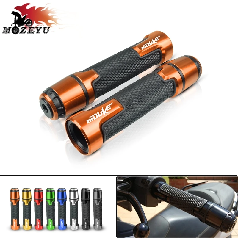 Для KTM 200DUKE 2015-2018 2019 7/8 ''22 мм CNC ручки для мотоцикла рукоятка и концы руля рукоятка DUKE 200 2012 2013 2014 duke200