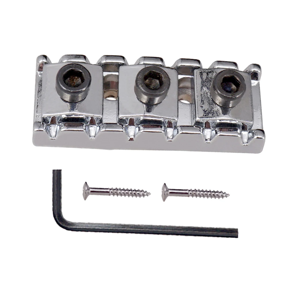 Metal Guitar String Locking Nut with Allen Wrench for Tremolo Bridge 43mm