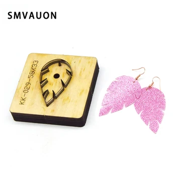 

SMVAUON Leather Earring Cutting Die Leaves Shape Paper Art Leather Decoration Tool For Die Cutting Machine DIY Handicraft Cutter