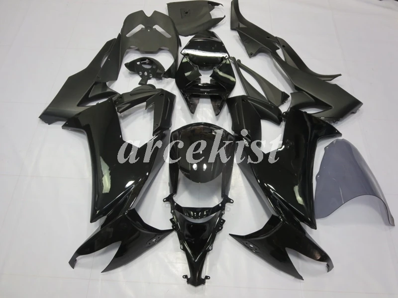 4 подарки ABS мотоцикл обтекатели комплект подходит для kawasaki Ninja ZX-10R ZX10R 2008 2009 2010 10R 08 09 10 Кузов Набор черный