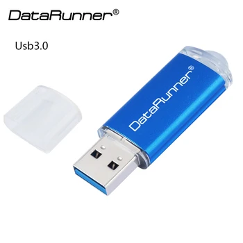 

DataRunner Metal USB Flash Drive 64GB 32GB 16GB Portable Pen Drive 128GB 256GB Pendrive Storage USB Memory Stick Flash Disk